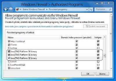 Windows Firewall - Authorized Programs