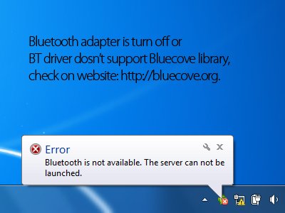 Bluetooth server stopped